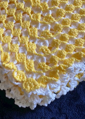 Örgü bebek Battaniyesi - Görsel 2