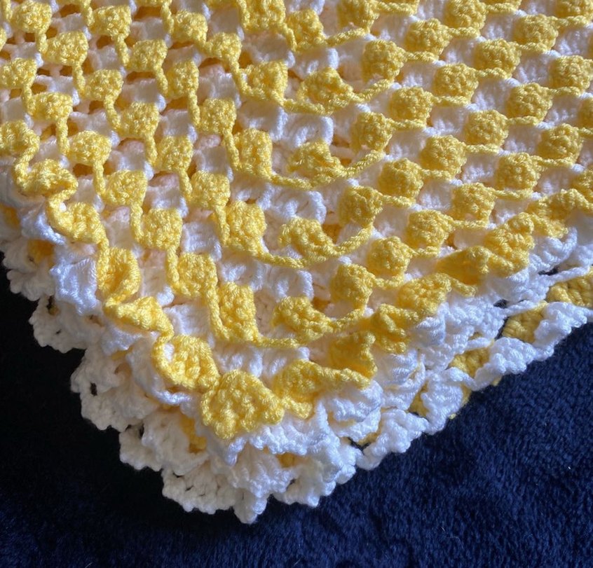 Örgü bebek Battaniyesi - Görsel 2