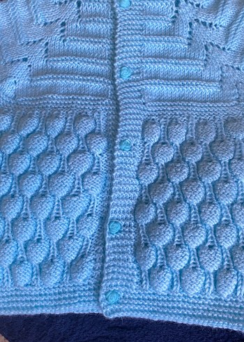 Örgü bebek yelek - Görsel 3