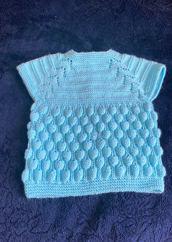 Örgü bebek yelek - Görsel 4