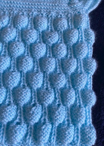 Örgü bebek yelek - Görsel 6