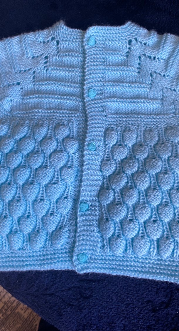 Örgü bebek yelek - Görsel 3