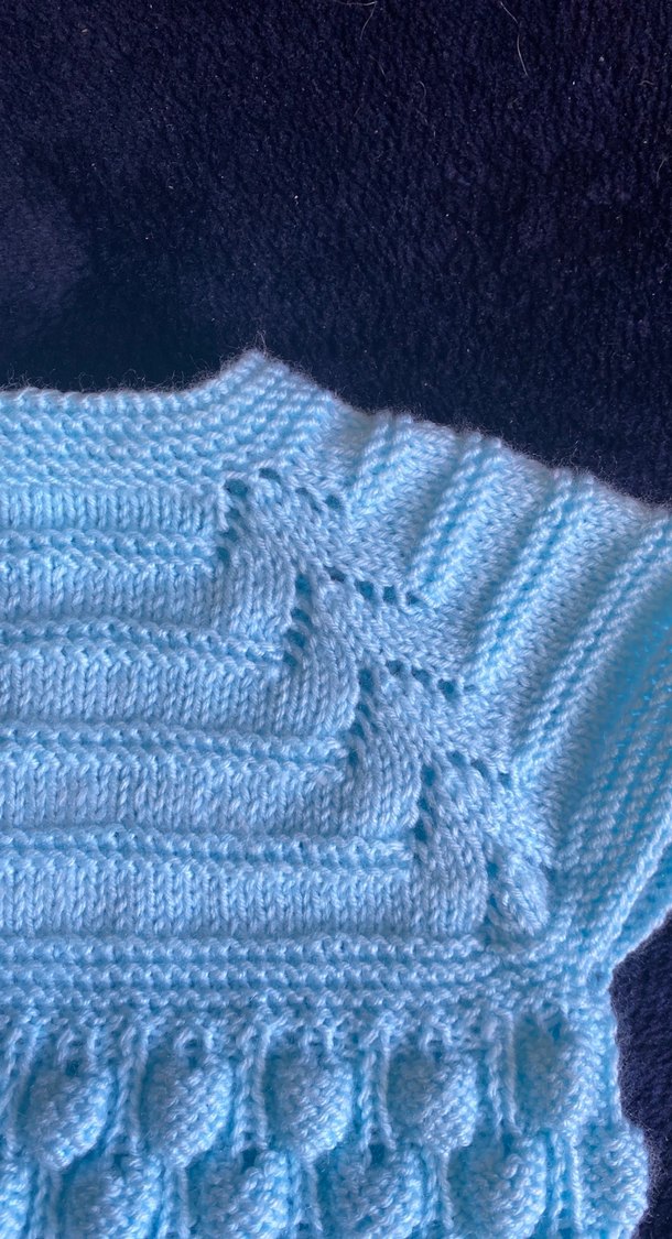 Örgü bebek yelek - Görsel 5