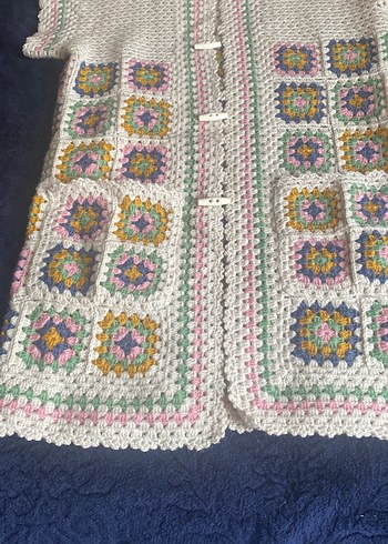 Bohem Çok Renkli yelek - Görsel 6