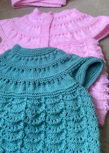 Kız Çocuk Bohem Stilde Kolsuz Örgü yelek - Görsel 6