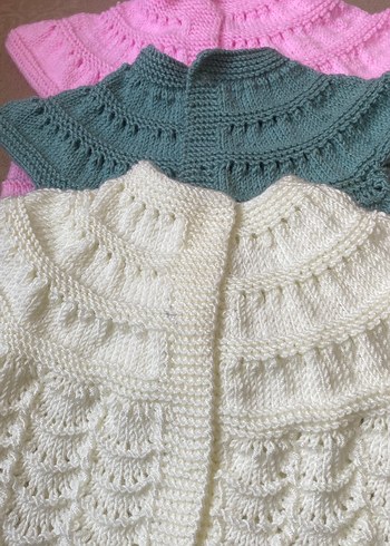 Kız Çocuk Bohem Stilde Kolsuz Örgü yelek - Görsel 2