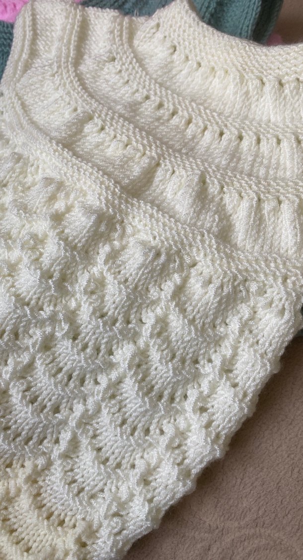 Kız Çocuk Bohem Stilde Kolsuz Örgü yelek - Görsel 4