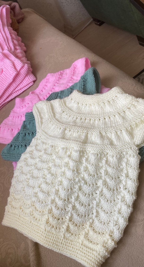 Kız Çocuk Bohem Stilde Kolsuz Örgü yelek - Görsel 3