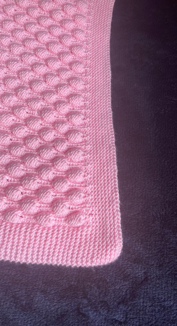 Örgü bebek battaniyesi - Görsel 2