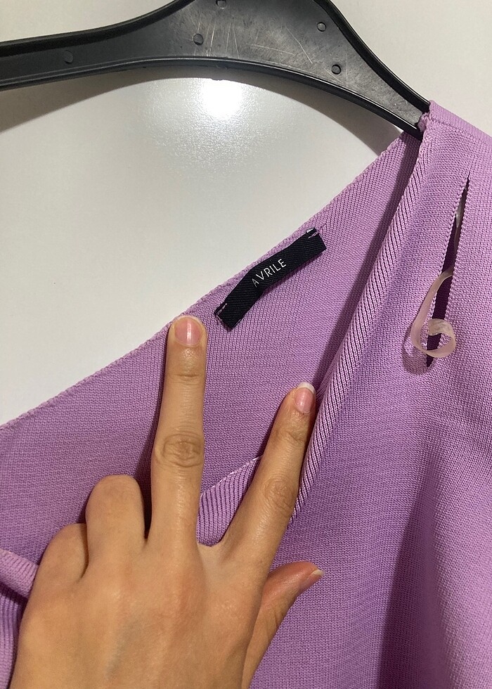 Tek omuz bluz - Görsel 3