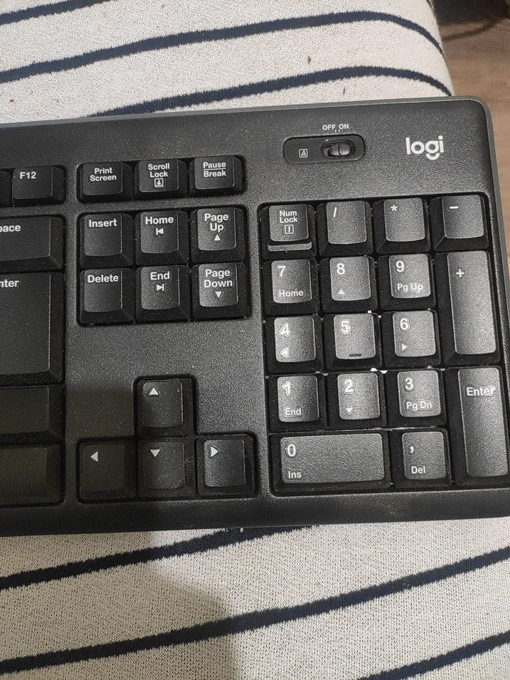 Logitech Siyah Kablosuz Klavye - Görsel 2