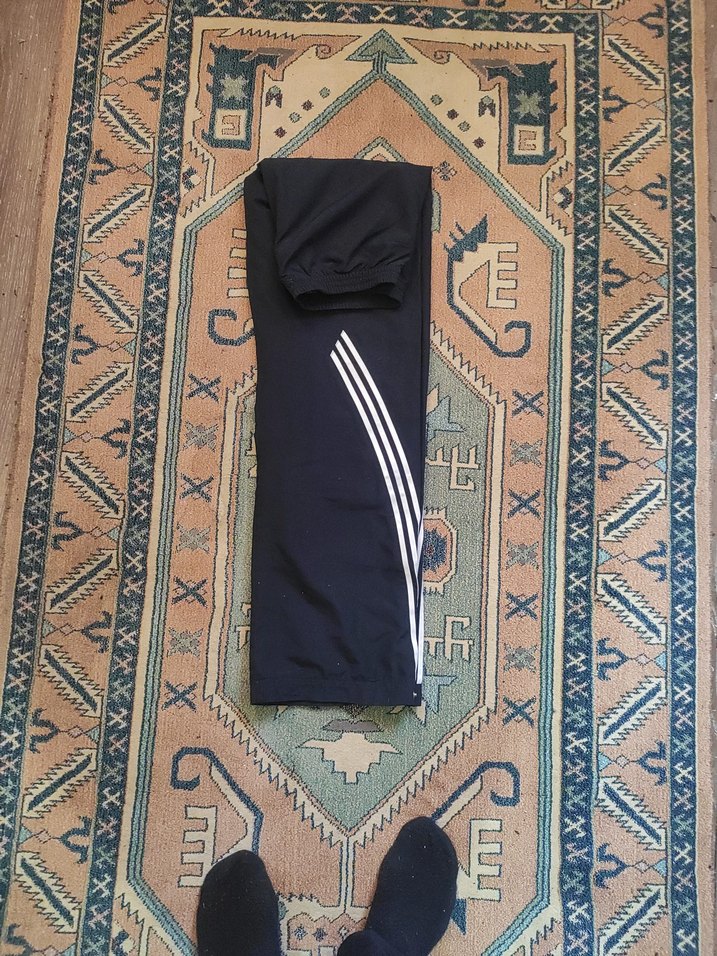 Fermuarlı Siyah Kadın Eşofman Altı - Görsel 3