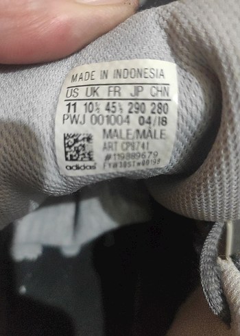 Gri Erkek Koşu ve Antrenman Ayakkabısı - Görsel 7