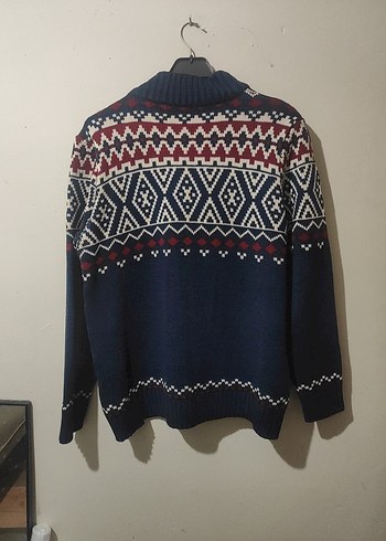 Erkek Bohem Örgü Kazak - Görsel 4