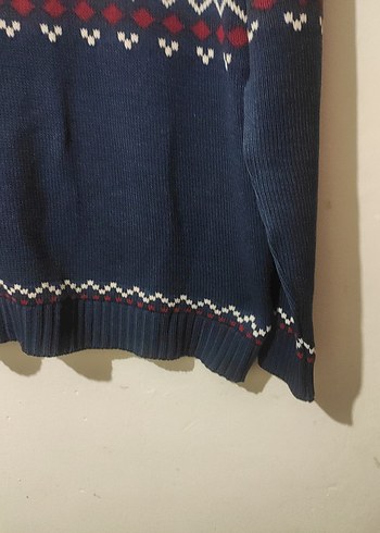 Erkek Bohem Örgü Kazak - Görsel 6