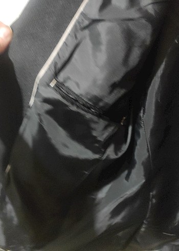 Düğmeli Siyah Erkek Ofis Takım Elbise Ceketi - Görsel 5