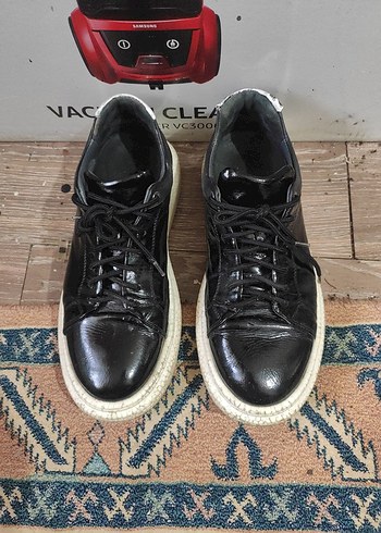 Hotiç marka Siyah Platform Topuklu Bağcıklı erkek Spor Ayakkabı - Görsel 3