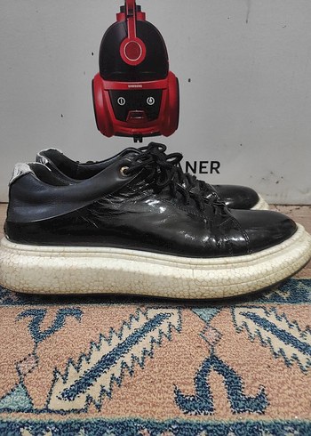 Hotiç marka Siyah Platform Topuklu Bağcıklı erkek Spor Ayakkabı - Görsel 4