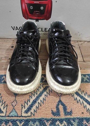 Hotiç marka Siyah Platform Topuklu Bağcıklı erkek Spor Ayakkabı - Görsel 2