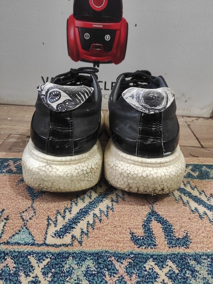 Hotiç marka Siyah Platform Topuklu Bağcıklı erkek Spor Ayakkabı - Görsel 5