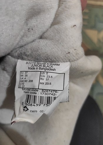 Siyah Street Wear  kar Bot - Görsel 7