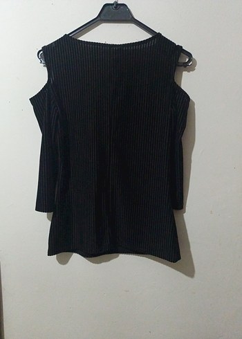 Koton Siyah Piliseli Mini Kadın Bluz