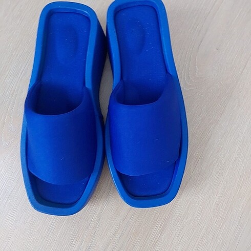 39 Beden mavi Renk Saks Mavisi Yazlık Terlik