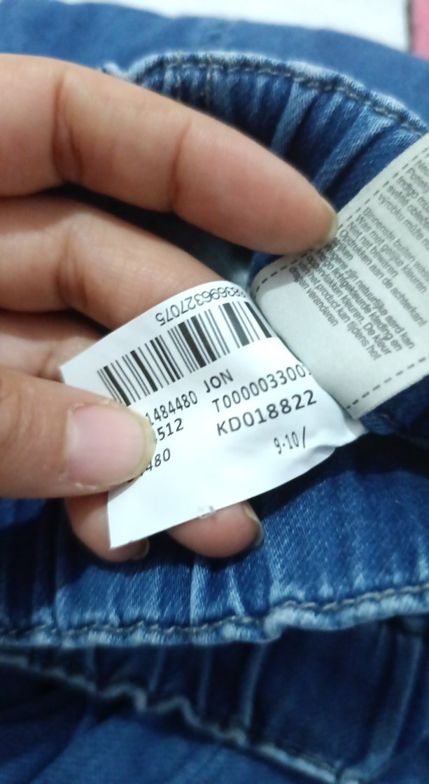 kız çocuk Mavi pantolon - Görsel 4