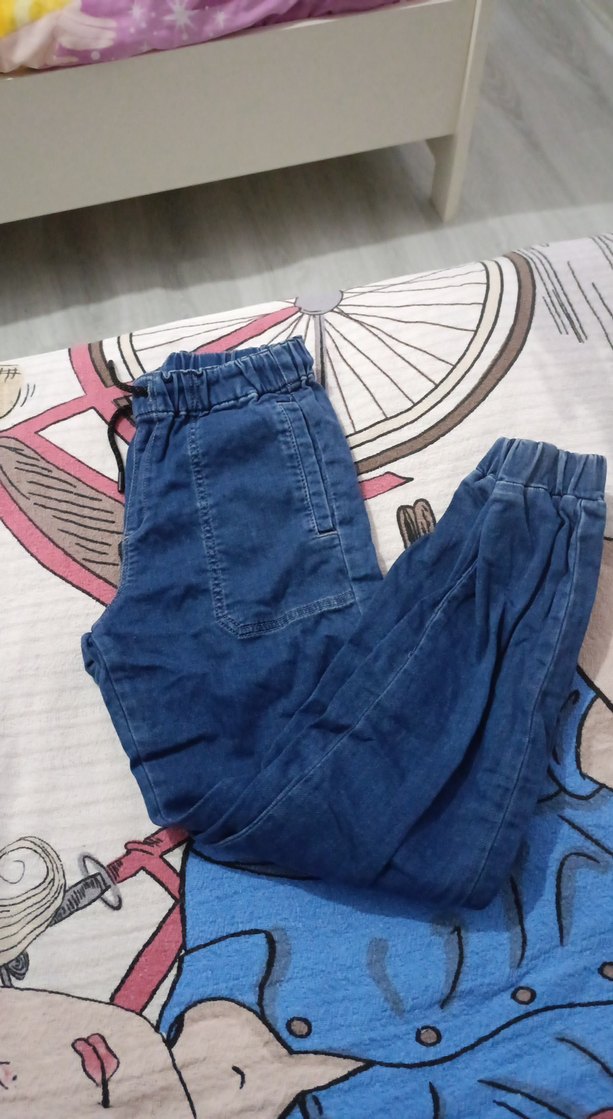 kız çocuk Mavi pantolon - Görsel 2