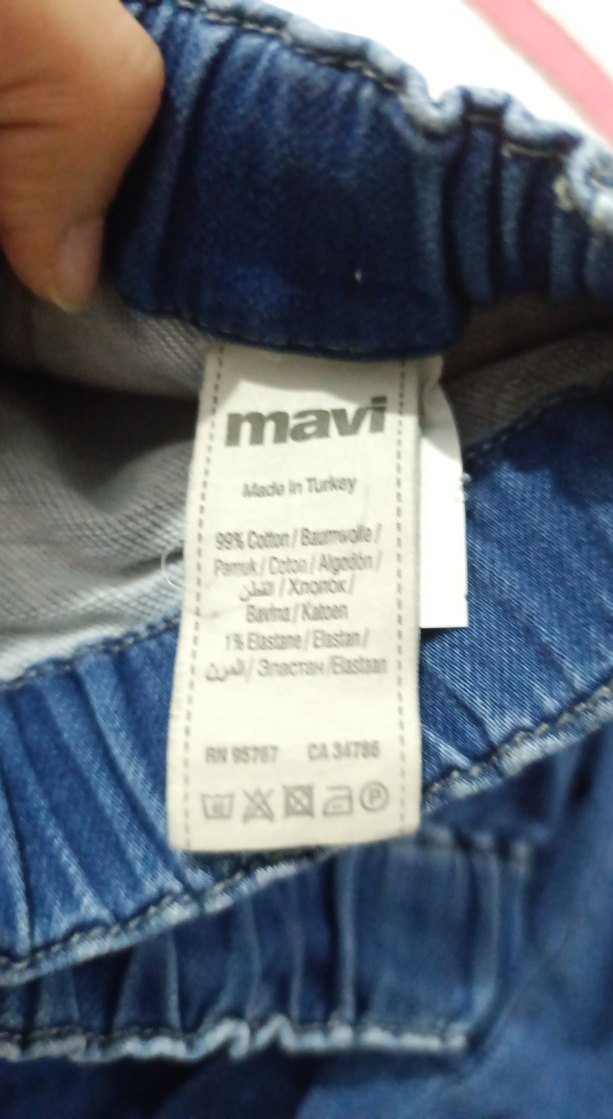 kız çocuk Mavi pantolon - Görsel 3