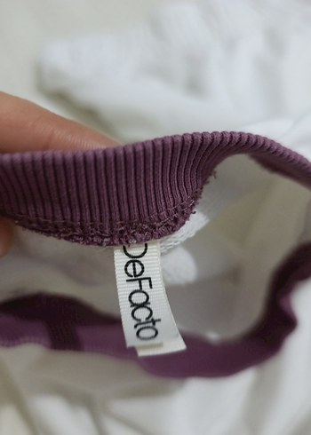 Beyaz Oversize Kız Sweatshirt ve Eşofman Takımı - Görsel 5