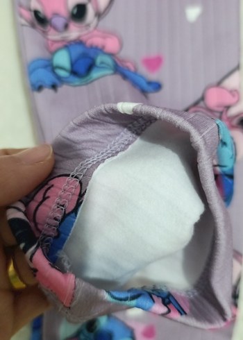 Kız Çocuk Renkli Baskılı Örme Tayt - Görsel 3