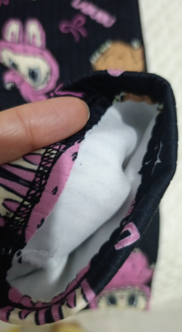 Kız Çocuk Renkli Baskılı Örme Tayt - Görsel 5