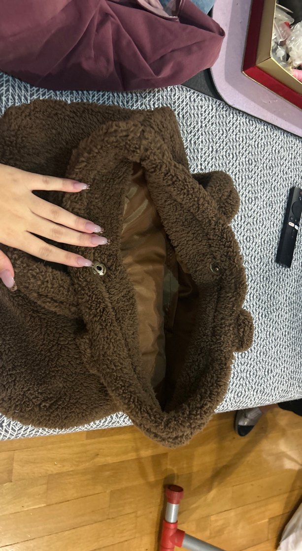 Kahverengi Yumuşak Kumaş Çanta - Görsel 3