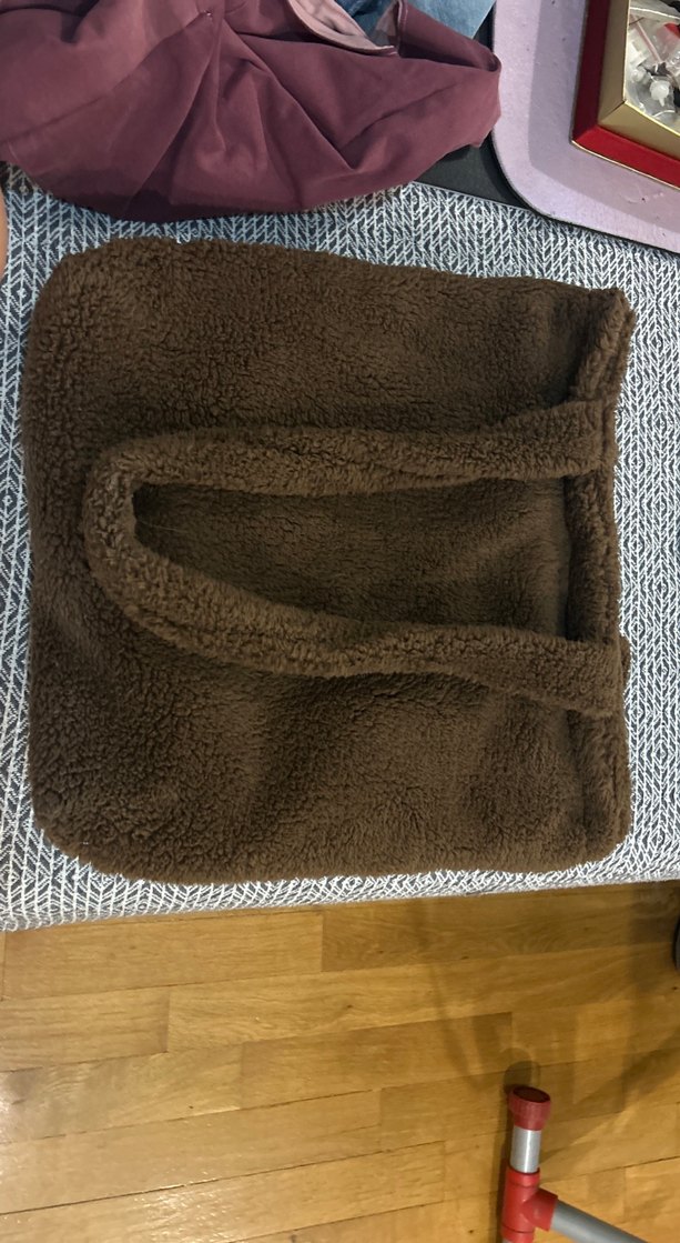 Kahverengi Yumuşak Kumaş Çanta - Görsel 2