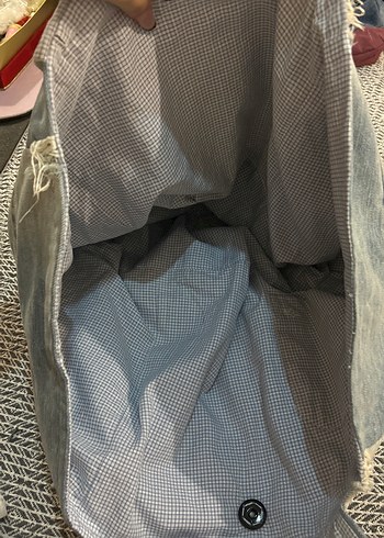 Gri Denim Kadın Günlük Çanta - Görsel 3