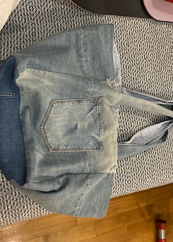 Gri Denim Kadın Günlük Çanta - Ana görsel