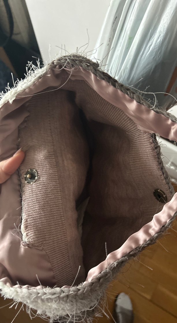 Bohem Tarzı Örgü Kadın Çanta - Görsel 3