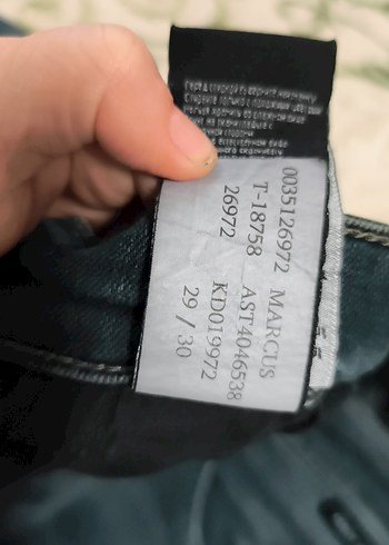 Mavi Jeans Black serisi  Siyah mavi karışımı Denim Erkek Jean - Görsel 5