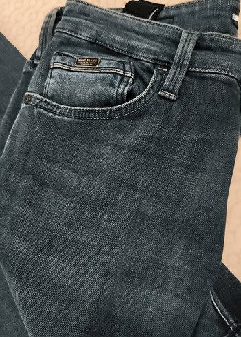 Mavi Jeans Black serisi  Siyah mavi karışımı Denim Erkek Jean - Görsel 7