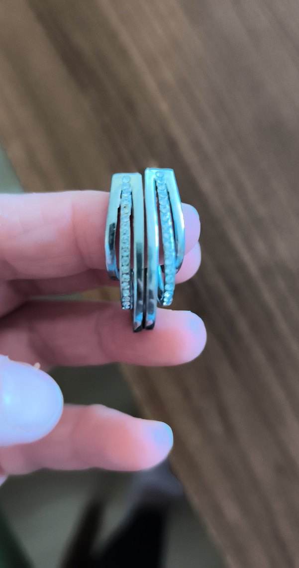 Turkuaz Boncuklu Mini Kadın Küpeler - Görsel 2