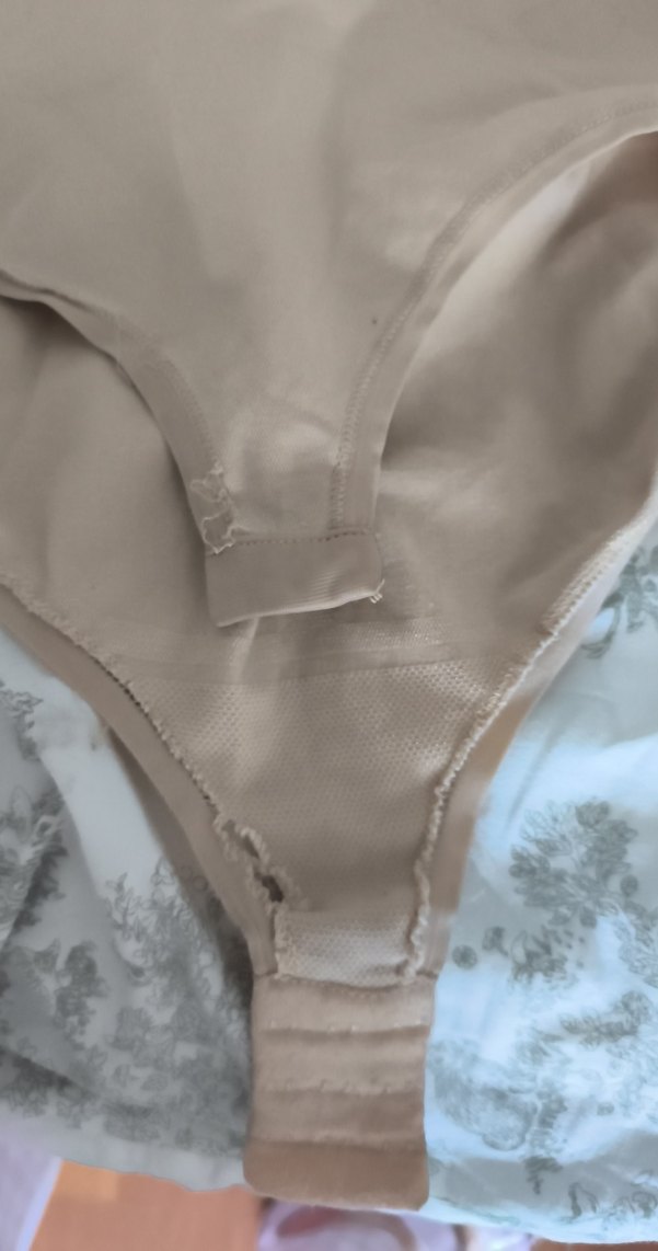 Bej Düz Desenli toplayıcı Korse - Görsel 4