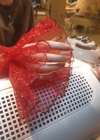 protez tırnak fotoğraf çekım tülü - Görsel 4