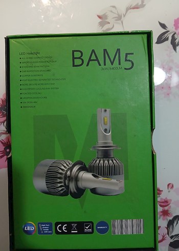 BAM5 LED Far Ampulü Khaki - Görsel 2