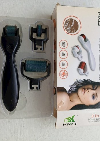 3'ü 1 Arada Meso dermaRoller Cilt Bakım Seti - Görsel 2