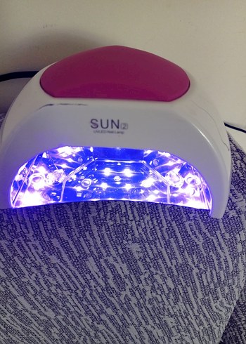 Beyaz SUN UV LED Tırnak Lambası - Görsel 3