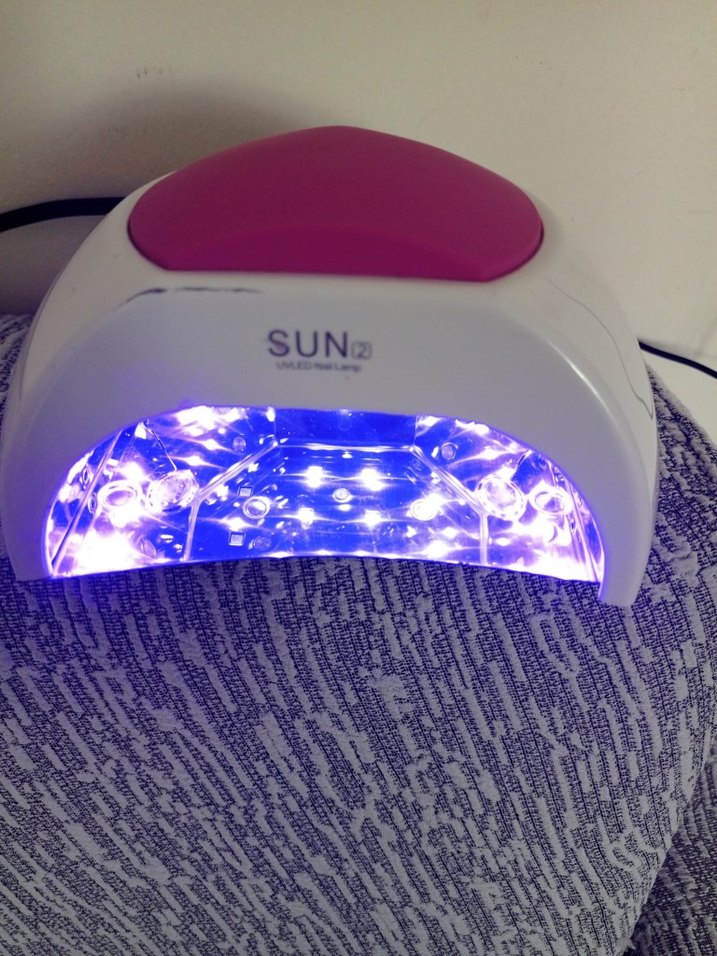 Beyaz SUN UV LED Tırnak Lambası - Görsel 3