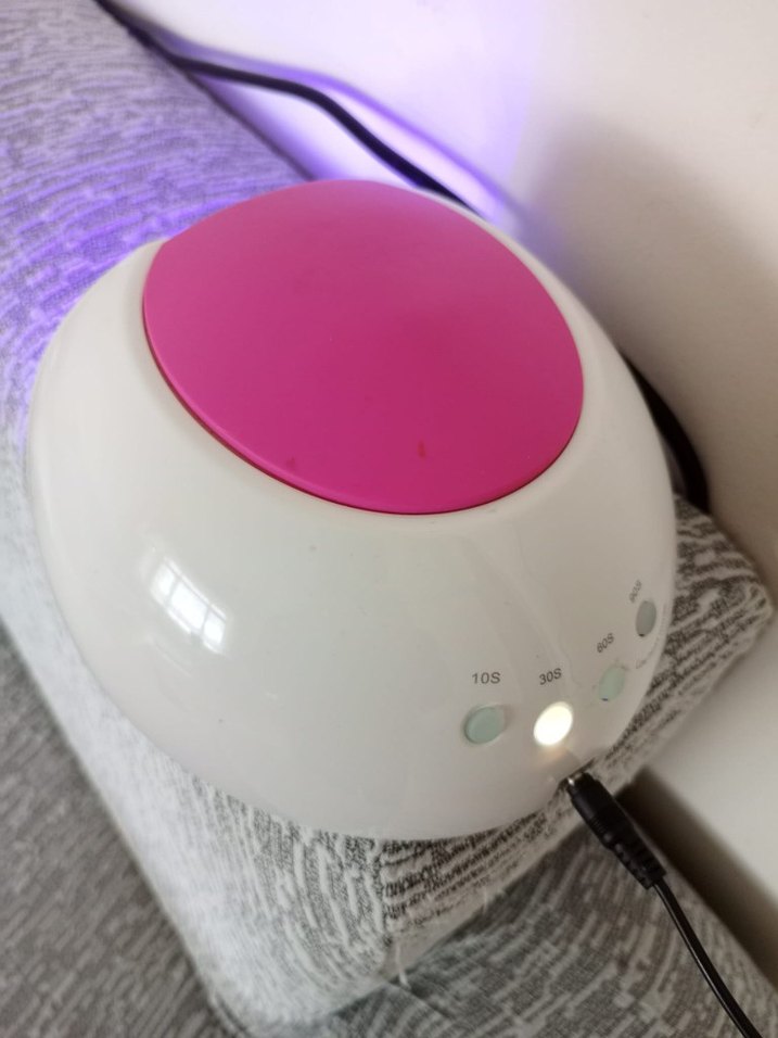 Beyaz SUN UV LED Tırnak Lambası - Görsel 2