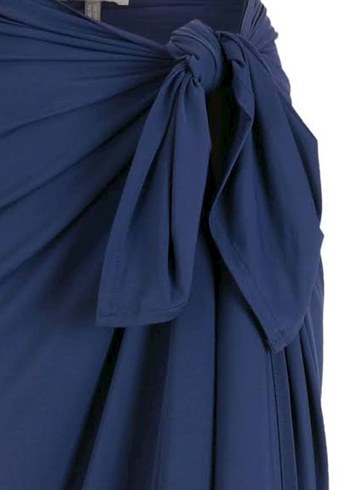 PIU BRAND bağlamalı midi pareo - Görsel 4