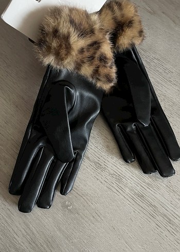 ZARA Leopar Detaylı Eldiven - Görsel 5